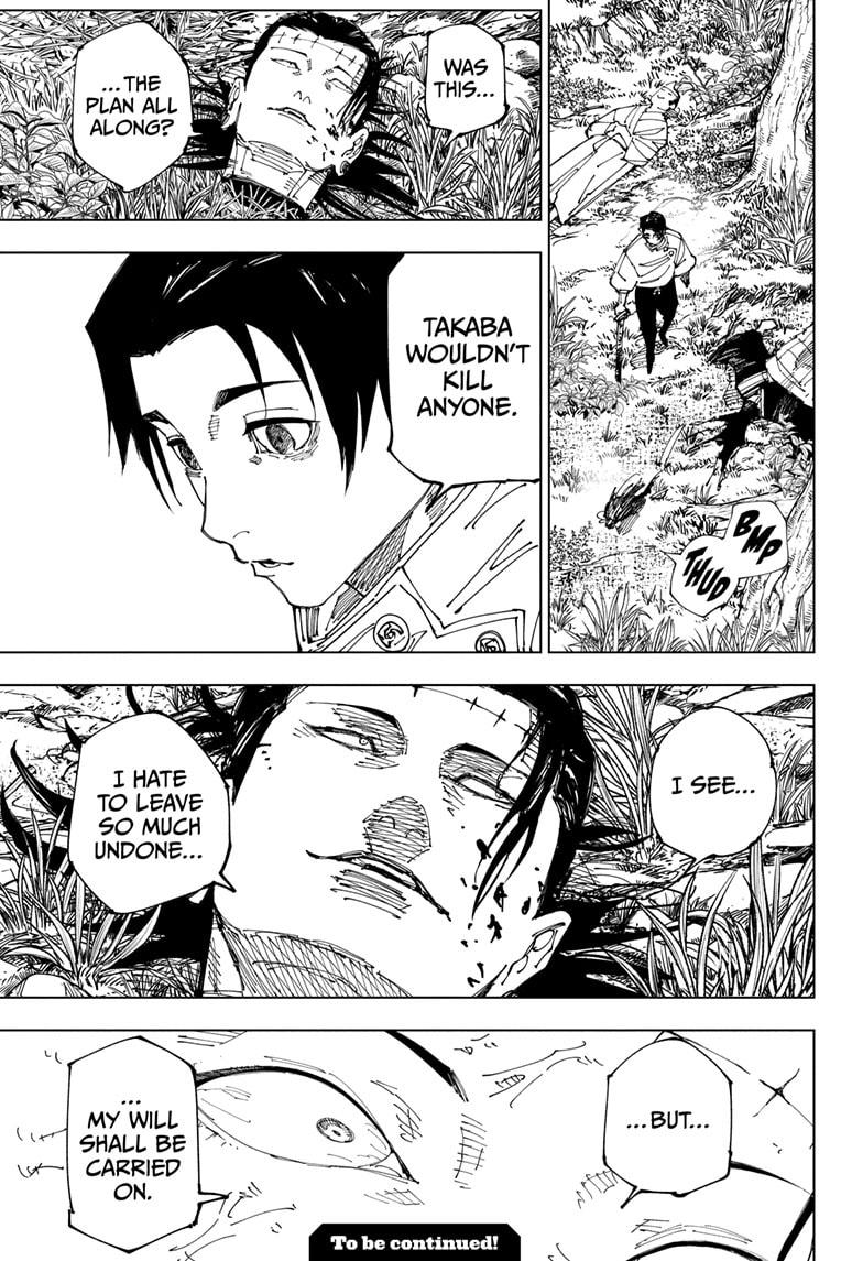 Jujutsu Kaisen Chapter 243 page 17 - Chapter 243: Foolish Survivor —Laughing It Up—