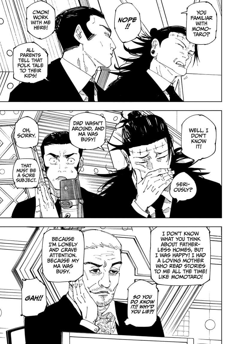 Jujutsu Kaisen Chapter 243 page 3 - Chapter 243: Foolish Survivor —Laughing It Up—