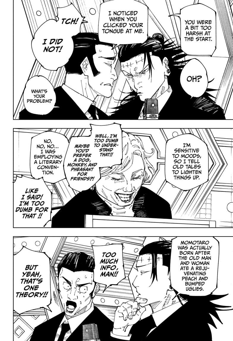 Jujutsu Kaisen Chapter 243 page 4 - Chapter 243: Foolish Survivor —Laughing It Up—