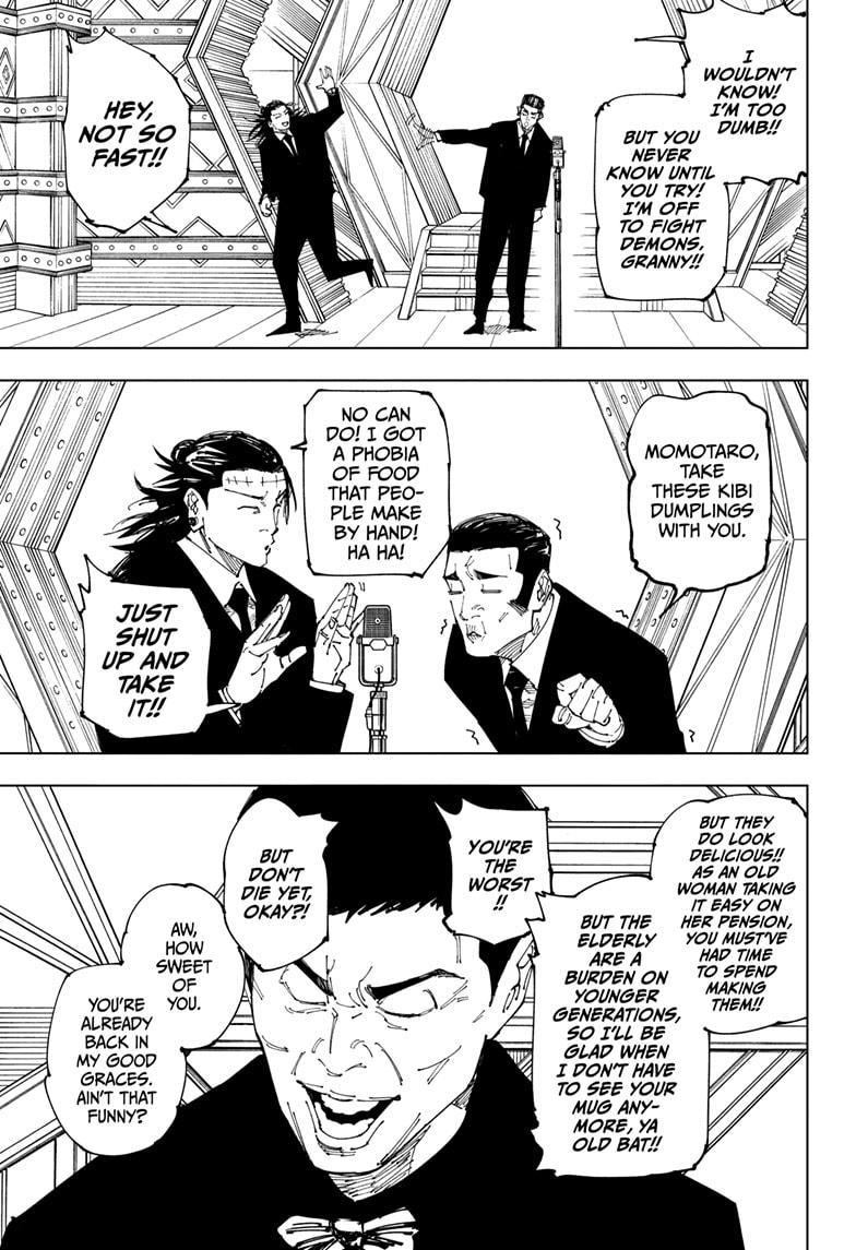 Jujutsu Kaisen Chapter 243 page 5 - Chapter 243: Foolish Survivor —Laughing It Up—