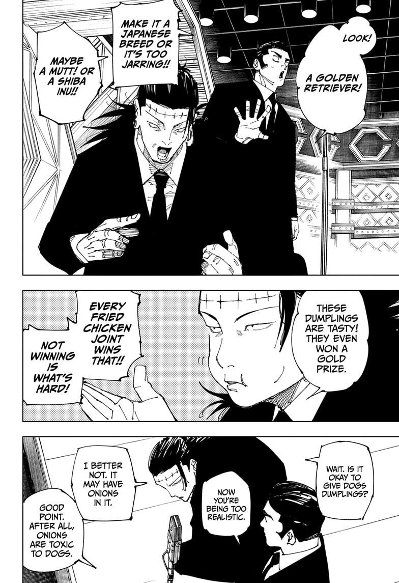 Jujutsu Kaisen Chapter 243 page 6 - Chapter 243: Foolish Survivor —Laughing It Up—