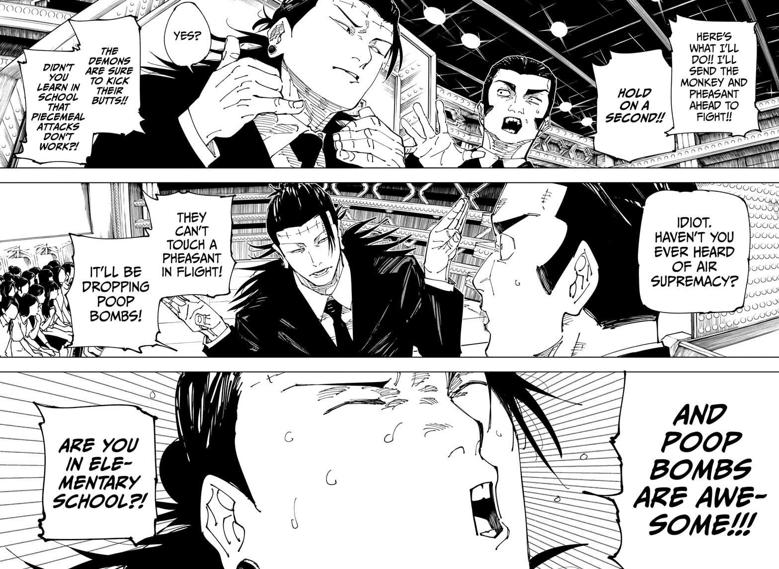 Jujutsu Kaisen Chapter 243 page 8 - Chapter 243: Foolish Survivor —Laughing It Up—