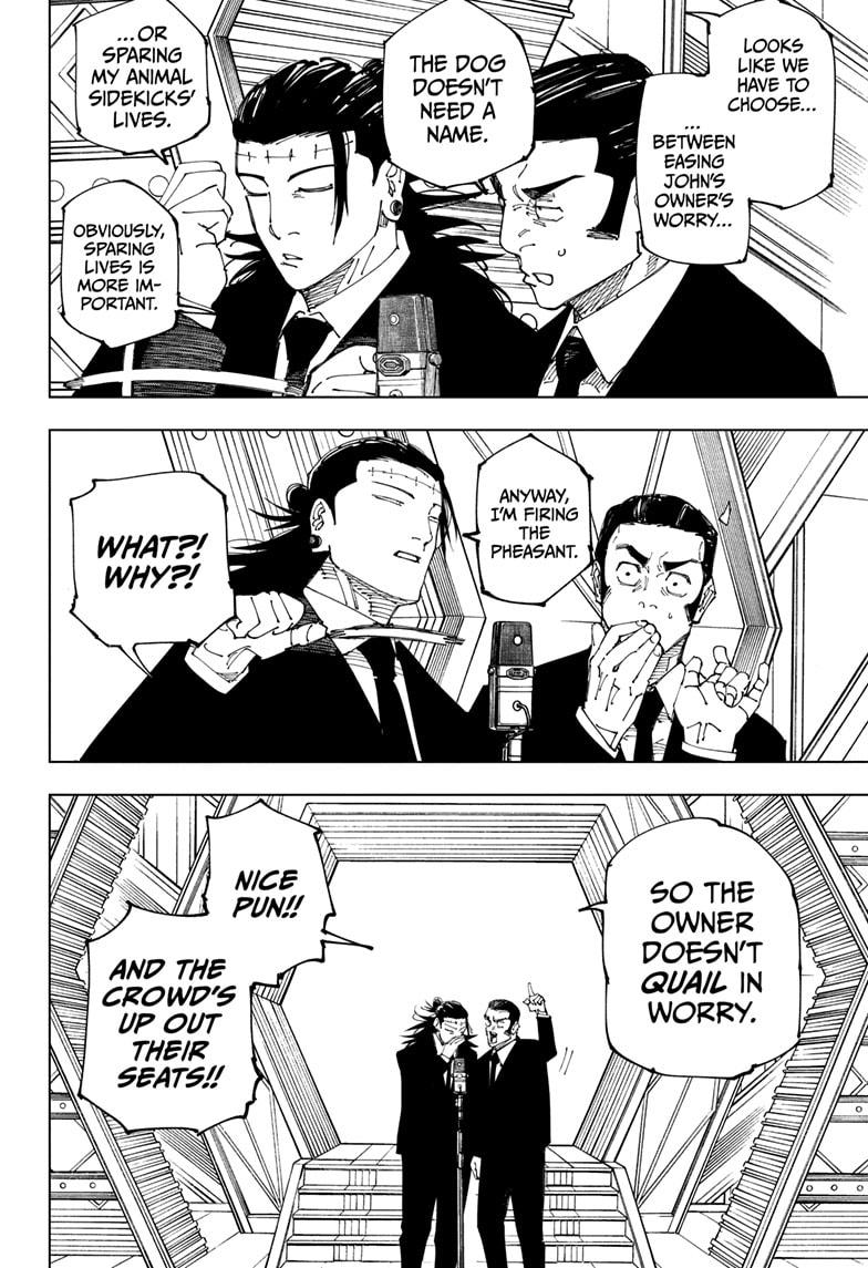 Jujutsu Kaisen Chapter 243 page 9 - Chapter 243: Foolish Survivor —Laughing It Up—