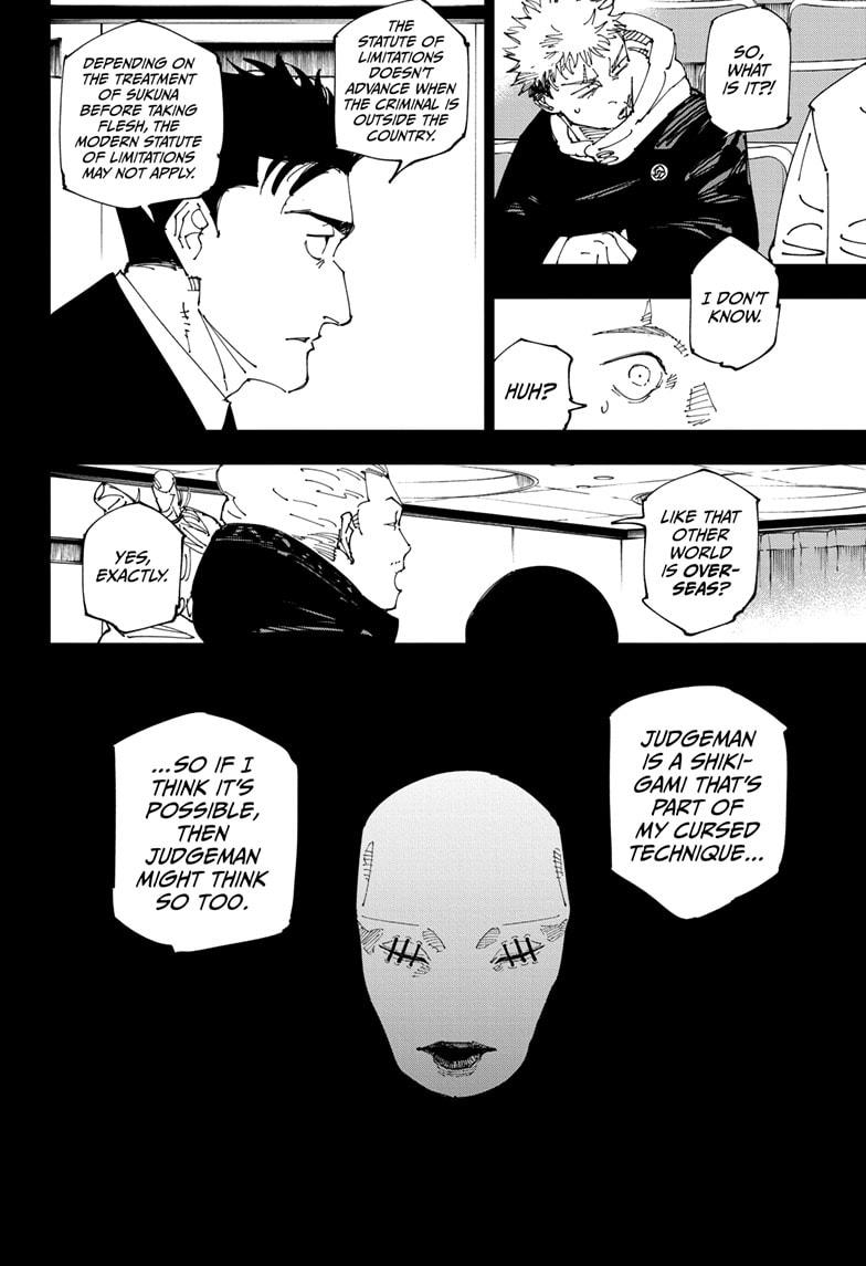 Jujutsu Kaisen Chapter 244 page 10 - Chapter 244: Inhuman Makyo Shinjuku Showdown, Part 16
