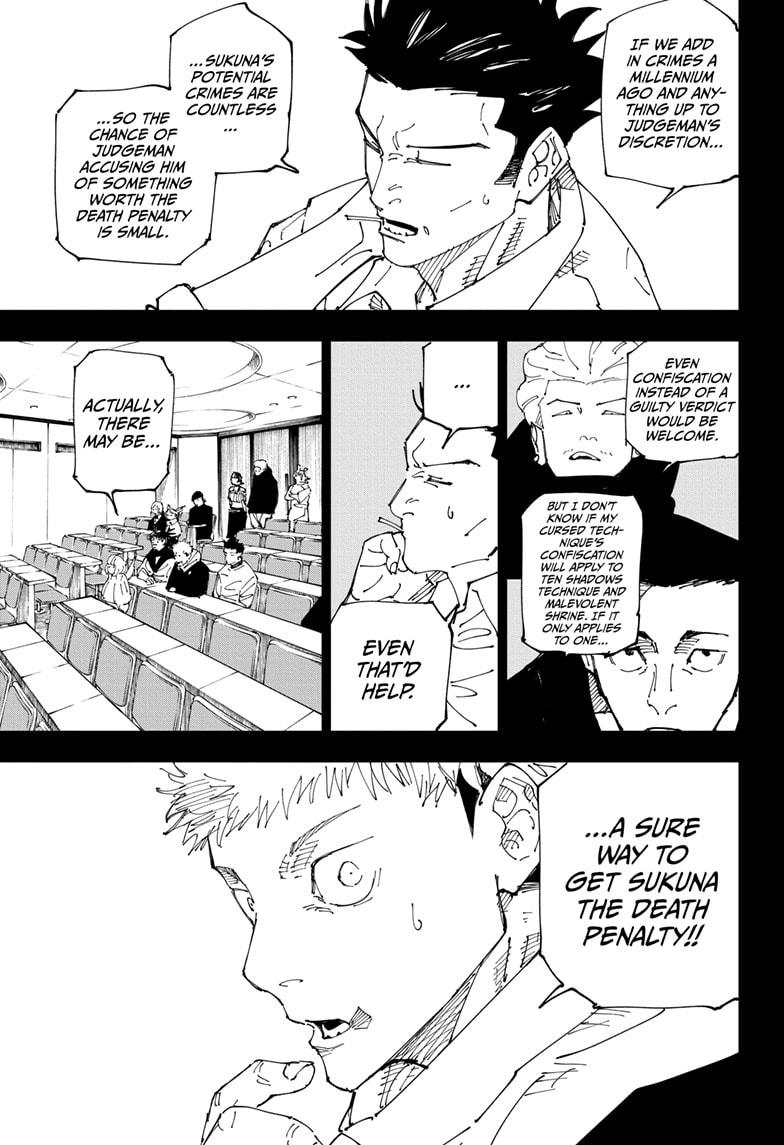 Jujutsu Kaisen Chapter 244 page 11 - Chapter 244: Inhuman Makyo Shinjuku Showdown, Part 16