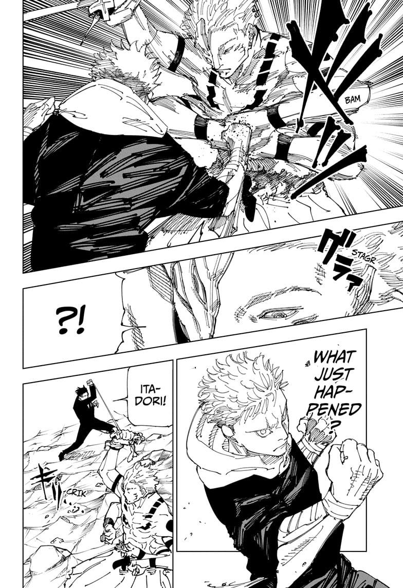 Jujutsu Kaisen Chapter 244 page 16 - Chapter 244: Inhuman Makyo Shinjuku Showdown, Part 16