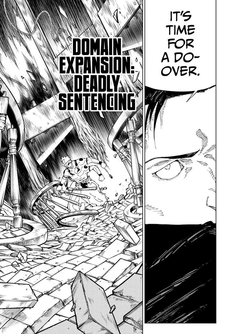 Jujutsu Kaisen Chapter 244 page 17 - Chapter 244: Inhuman Makyo Shinjuku Showdown, Part 16