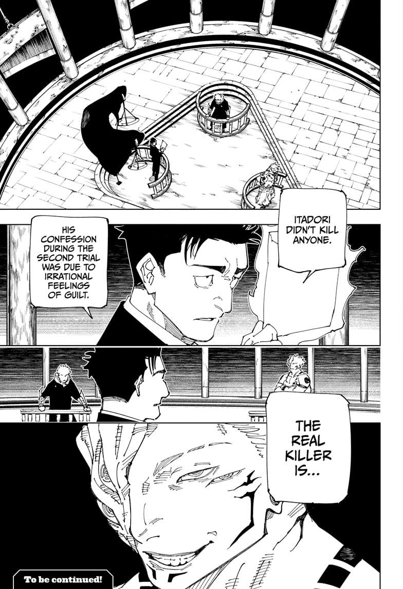 Jujutsu Kaisen Chapter 244 page 19 - Chapter 244: Inhuman Makyo Shinjuku Showdown, Part 16
