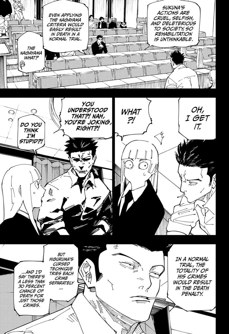 Jujutsu Kaisen Chapter 244 page 7 - Chapter 244: Inhuman Makyo Shinjuku Showdown, Part 16