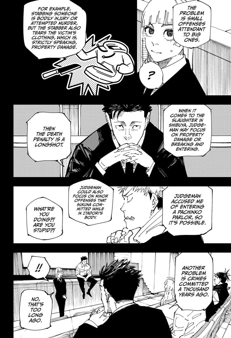 Jujutsu Kaisen Chapter 244 page 8 - Chapter 244: Inhuman Makyo Shinjuku Showdown, Part 16
