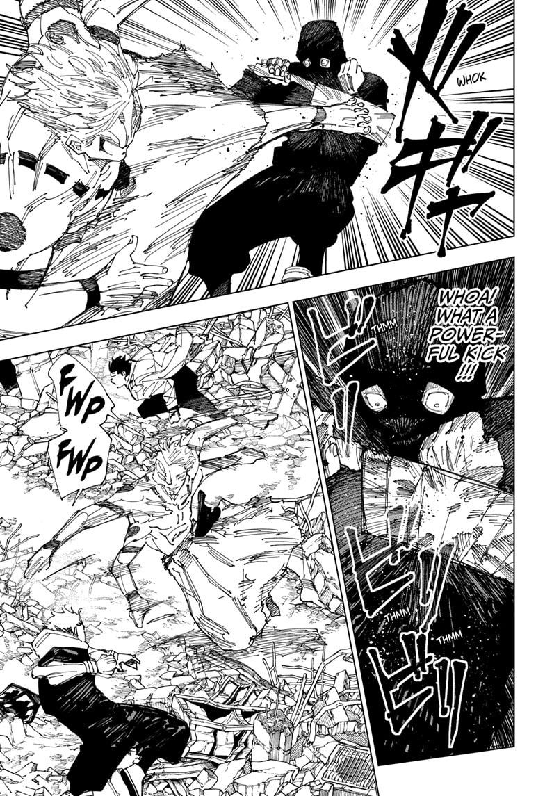 Jujutsu Kaisen Chapter 246 page 11 - Chapter 246: Inhuman Makyo Shinjuku Showdown, Part 18