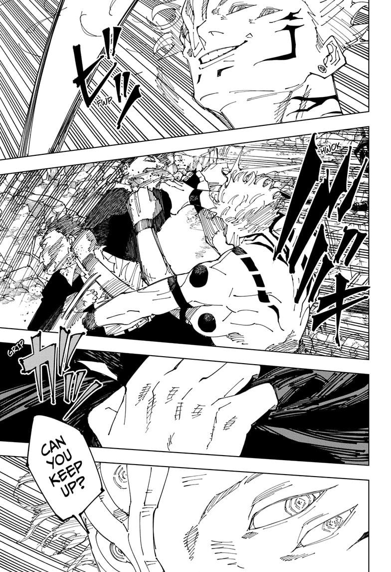 Jujutsu Kaisen Chapter 246 page 13 - Chapter 246: Inhuman Makyo Shinjuku Showdown, Part 18