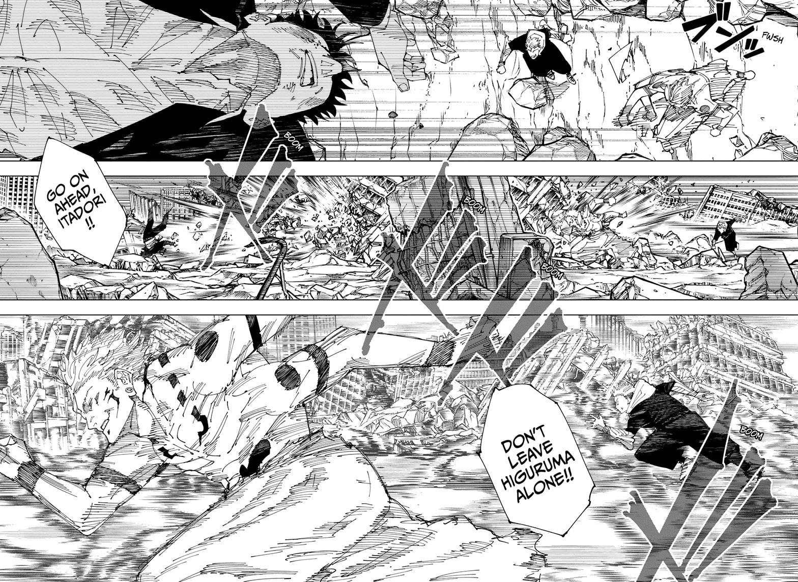 Jujutsu Kaisen Chapter 246 page 14 - Chapter 246: Inhuman Makyo Shinjuku Showdown, Part 18