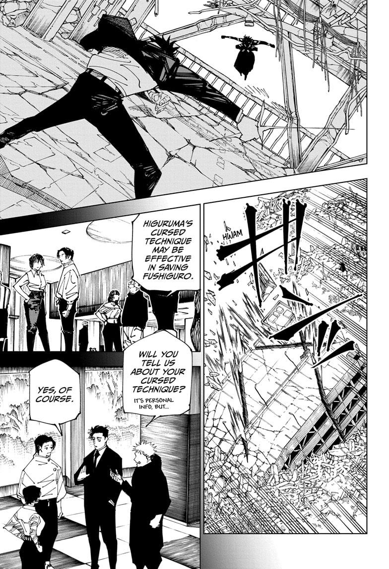 Jujutsu Kaisen Chapter 246 page 16 - Chapter 246: Inhuman Makyo Shinjuku Showdown, Part 18