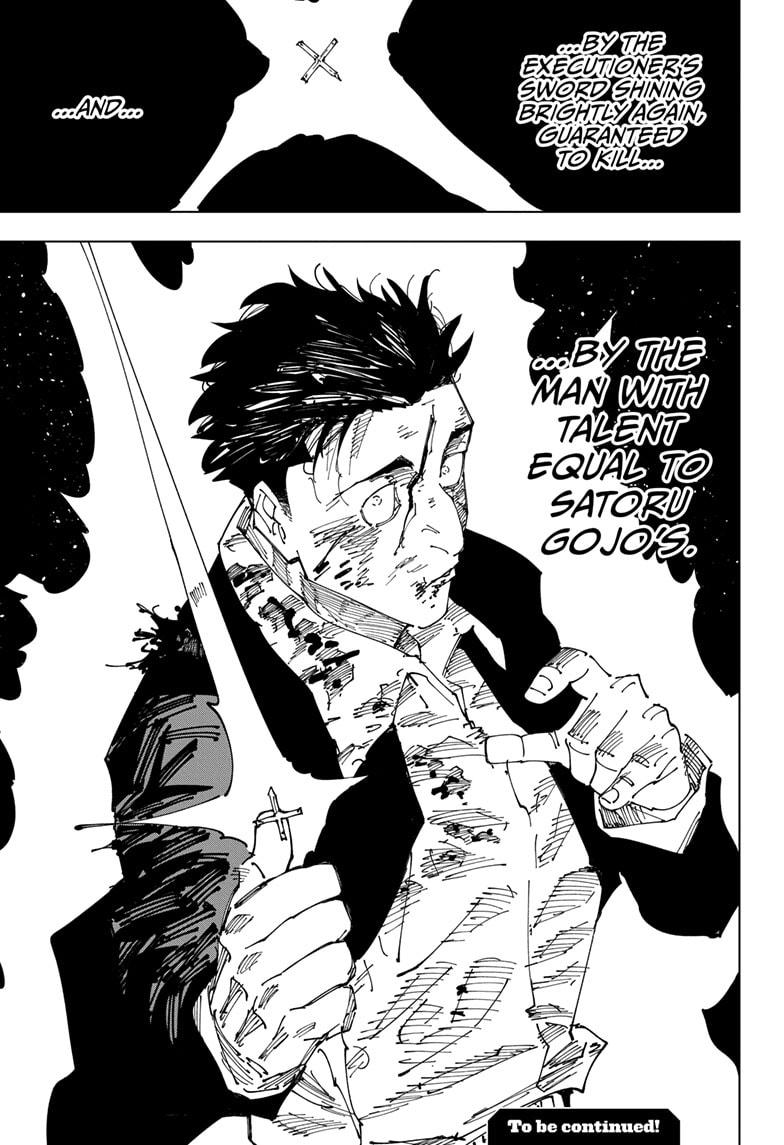 Jujutsu Kaisen Chapter 246 page 20 - Chapter 246: Inhuman Makyo Shinjuku Showdown, Part 18