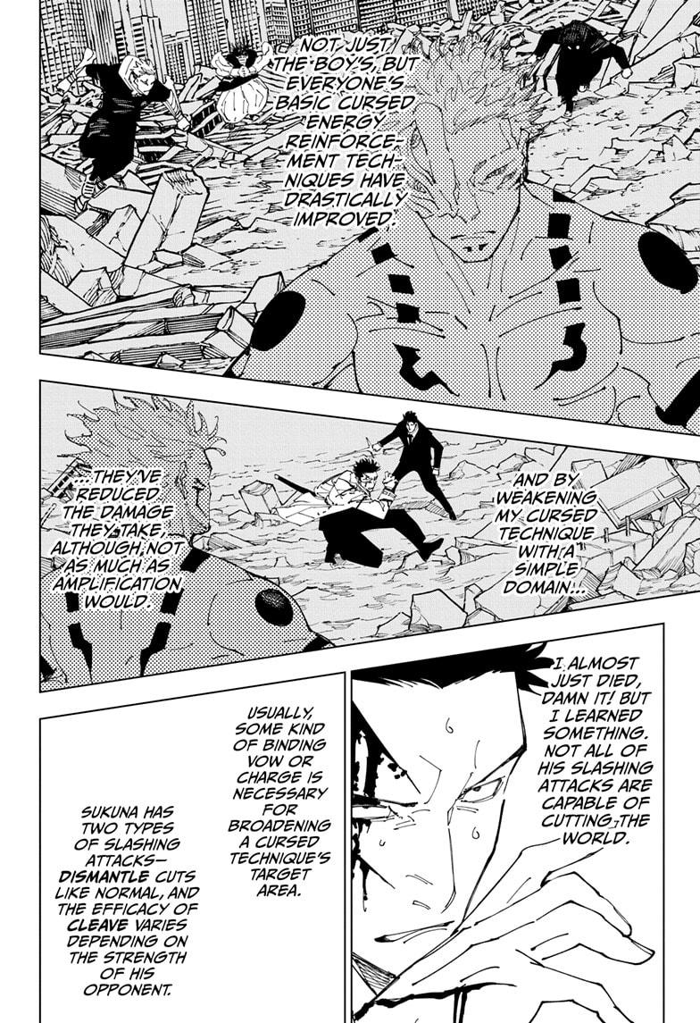 Jujutsu Kaisen Chapter 246 page 4 - Chapter 246: Inhuman Makyo Shinjuku Showdown, Part 18