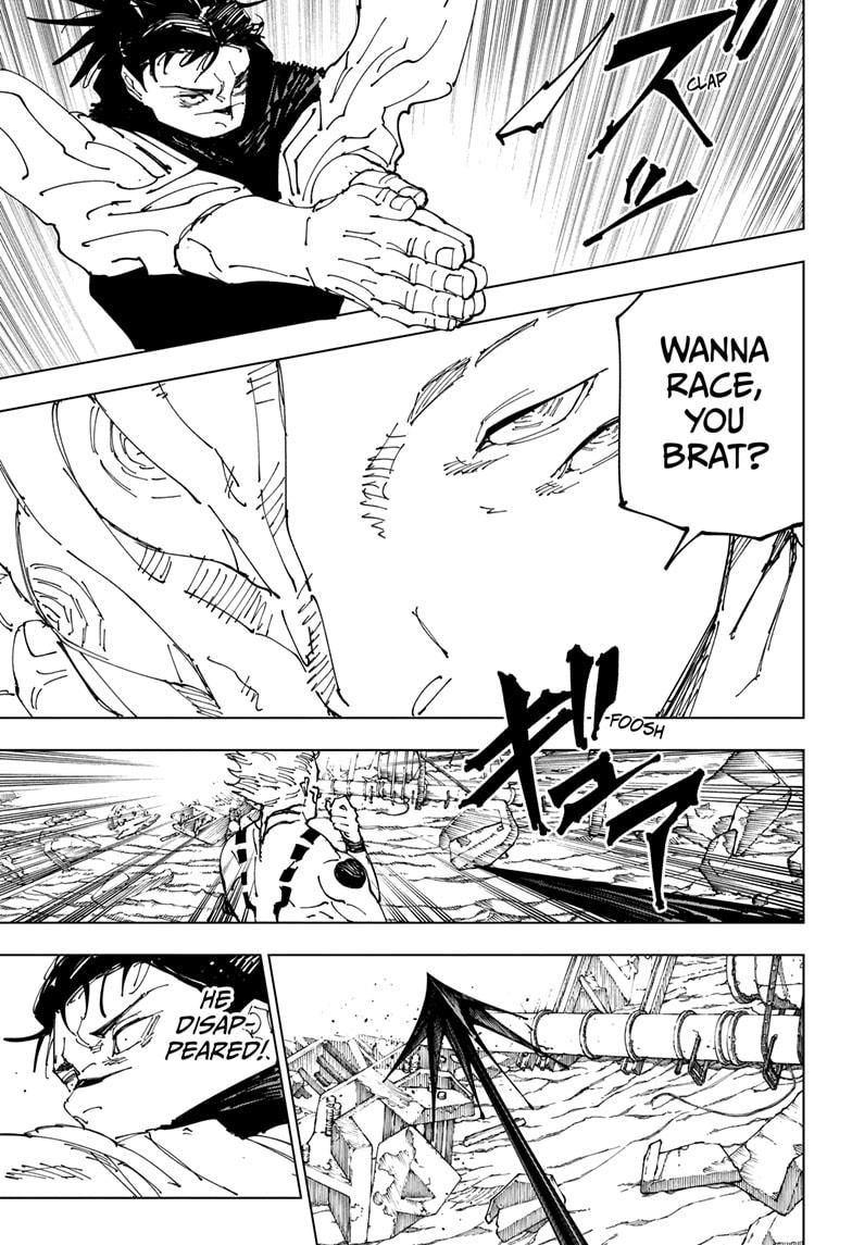 Jujutsu Kaisen Chapter 246 page 7 - Chapter 246: Inhuman Makyo Shinjuku Showdown, Part 18