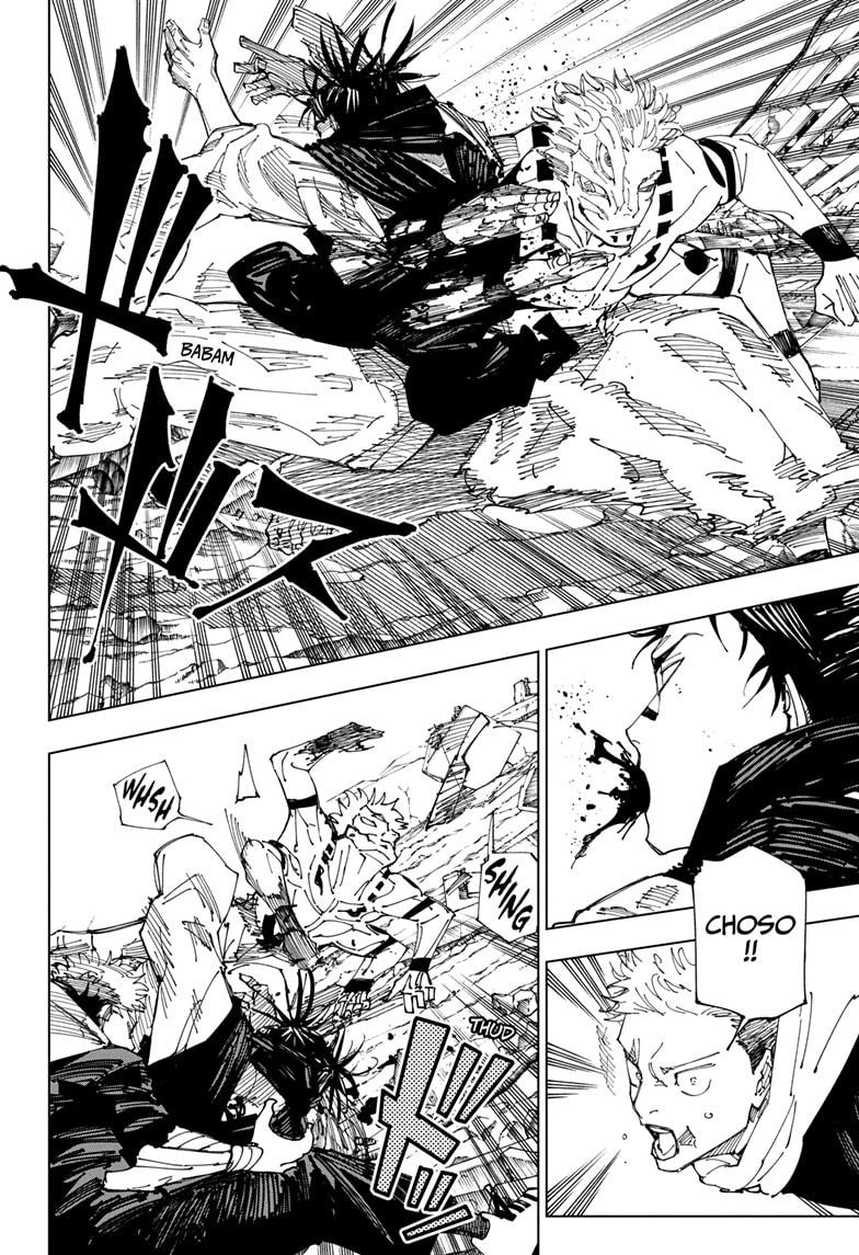 Jujutsu Kaisen Chapter 246 page 8 - Chapter 246: Inhuman Makyo Shinjuku Showdown, Part 18
