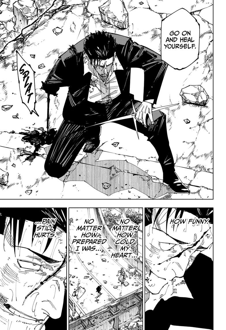 Jujutsu Kaisen Chapter 247 page 11 - Chapter 247: Inhuman Makyo Shinjuku Showdown, Part 19
