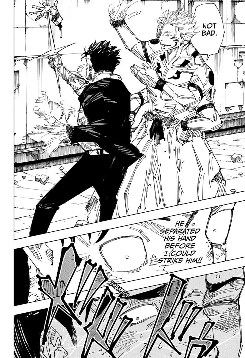 Jujutsu Kaisen Chapter 247 page 16 - Chapter 247: Inhuman Makyo Shinjuku Showdown, Part 19