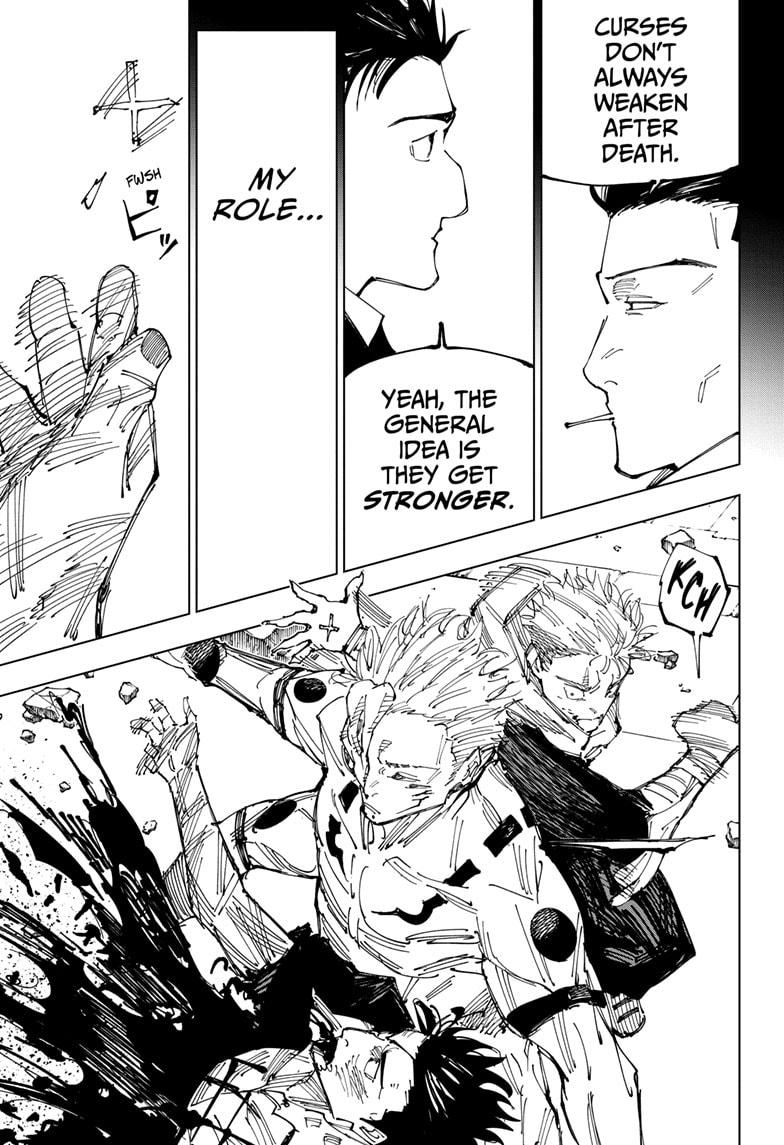Jujutsu Kaisen Chapter 247 page 17 - Chapter 247: Inhuman Makyo Shinjuku Showdown, Part 19
