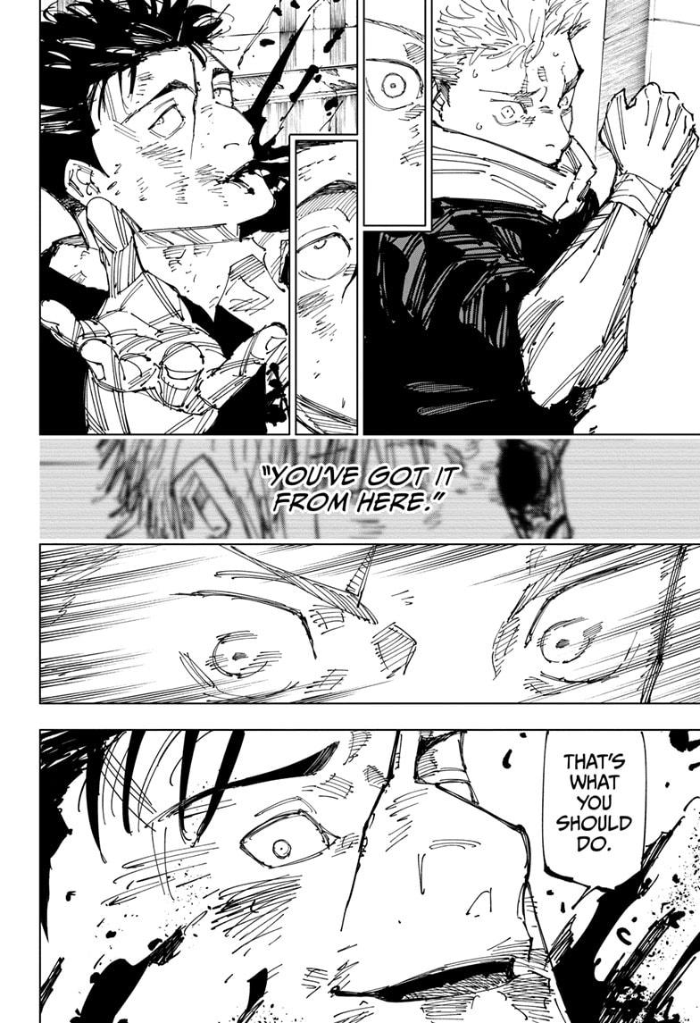 Jujutsu Kaisen Chapter 247 page 18 - Chapter 247: Inhuman Makyo Shinjuku Showdown, Part 19
