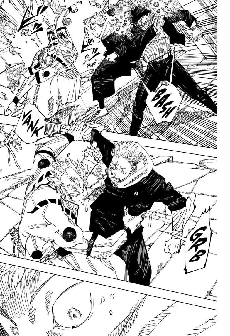 Jujutsu Kaisen Chapter 247 page 5 - Chapter 247: Inhuman Makyo Shinjuku Showdown, Part 19