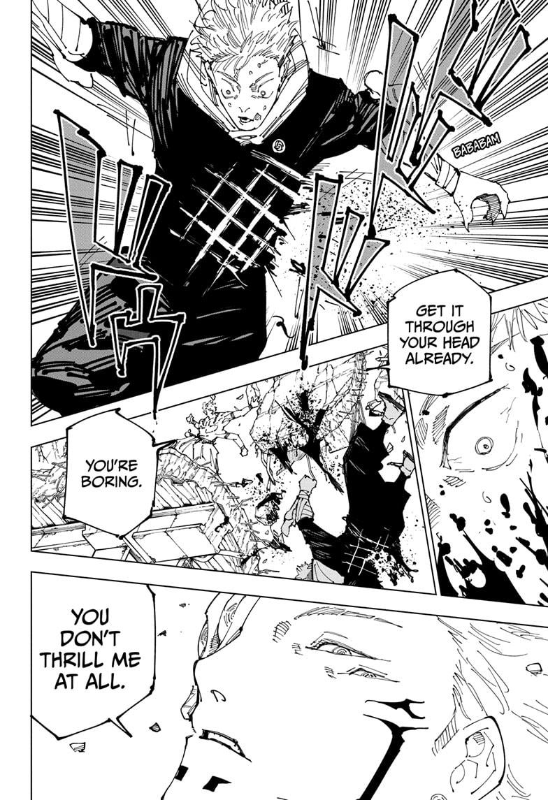 Jujutsu Kaisen Chapter 247 page 6 - Chapter 247: Inhuman Makyo Shinjuku Showdown, Part 19