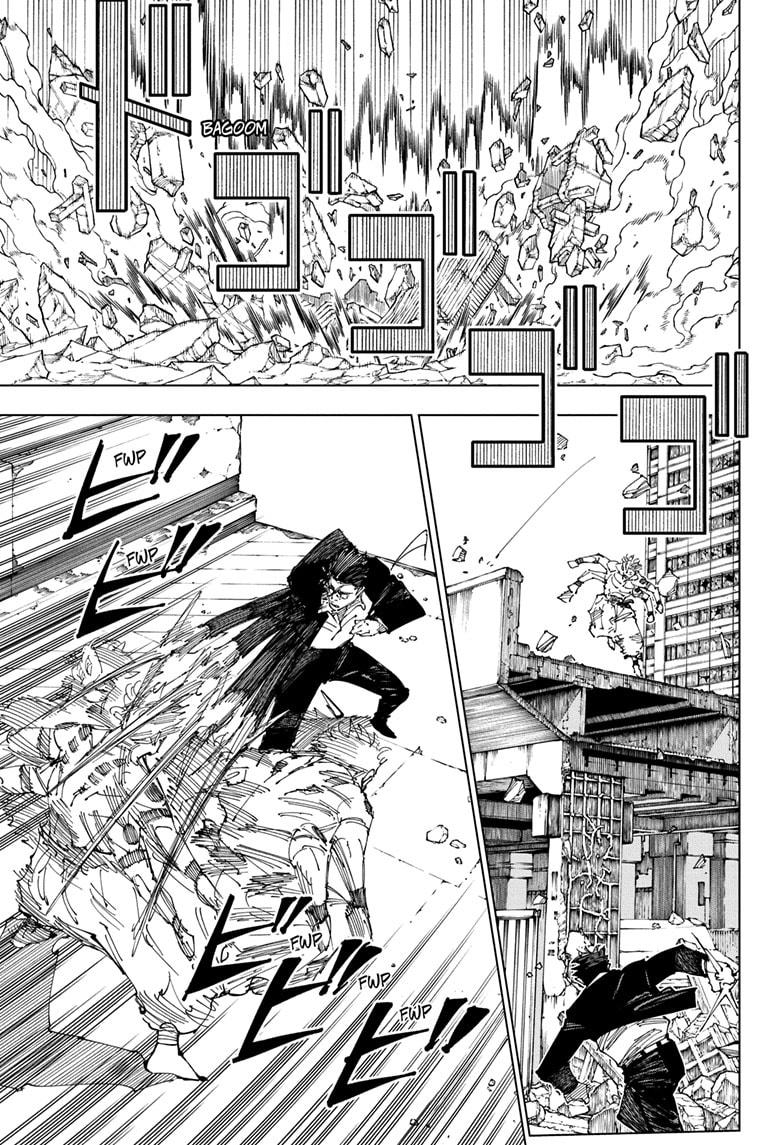 Jujutsu Kaisen Chapter 247 page 7 - Chapter 247: Inhuman Makyo Shinjuku Showdown, Part 19