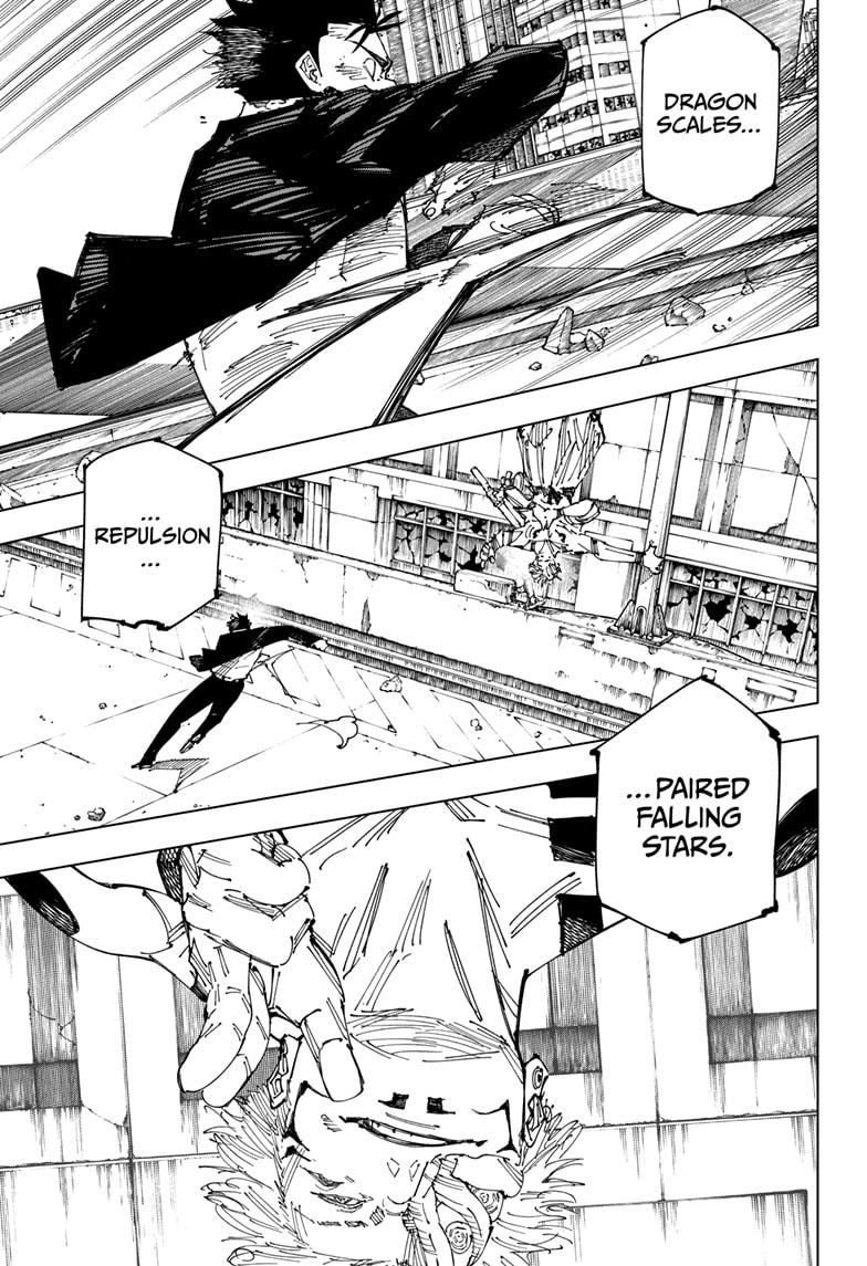 Jujutsu Kaisen Chapter 247 page 9 - Chapter 247: Inhuman Makyo Shinjuku Showdown, Part 19
