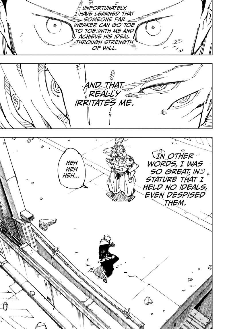 Jujutsu Kaisen Chapter 248 page 11 - Chapter 248: Inhuman Makyo Shinjuku Showdown, Part 20