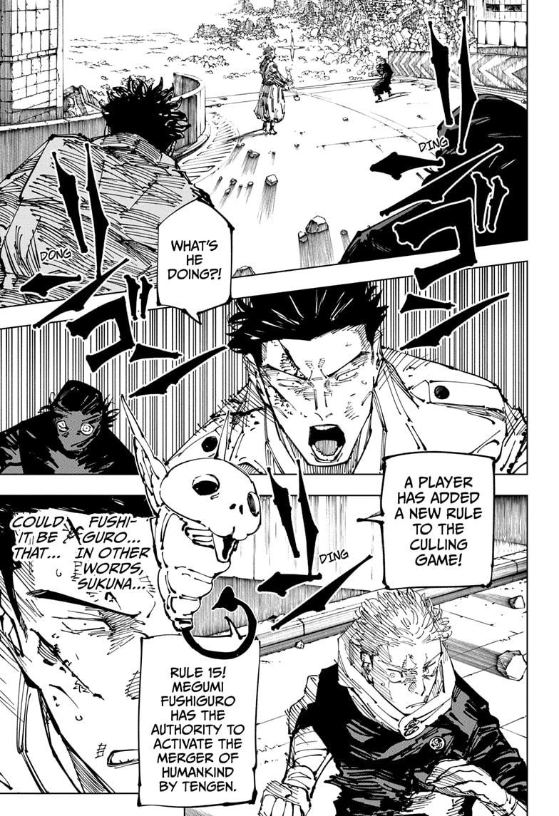 Jujutsu Kaisen Chapter 248 page 13 - Chapter 248: Inhuman Makyo Shinjuku Showdown, Part 20