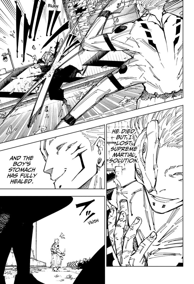 Jujutsu Kaisen Chapter 248 page 3 - Chapter 248: Inhuman Makyo Shinjuku Showdown, Part 20