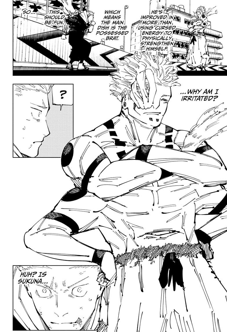 Jujutsu Kaisen Chapter 248 page 6 - Chapter 248: Inhuman Makyo Shinjuku Showdown, Part 20