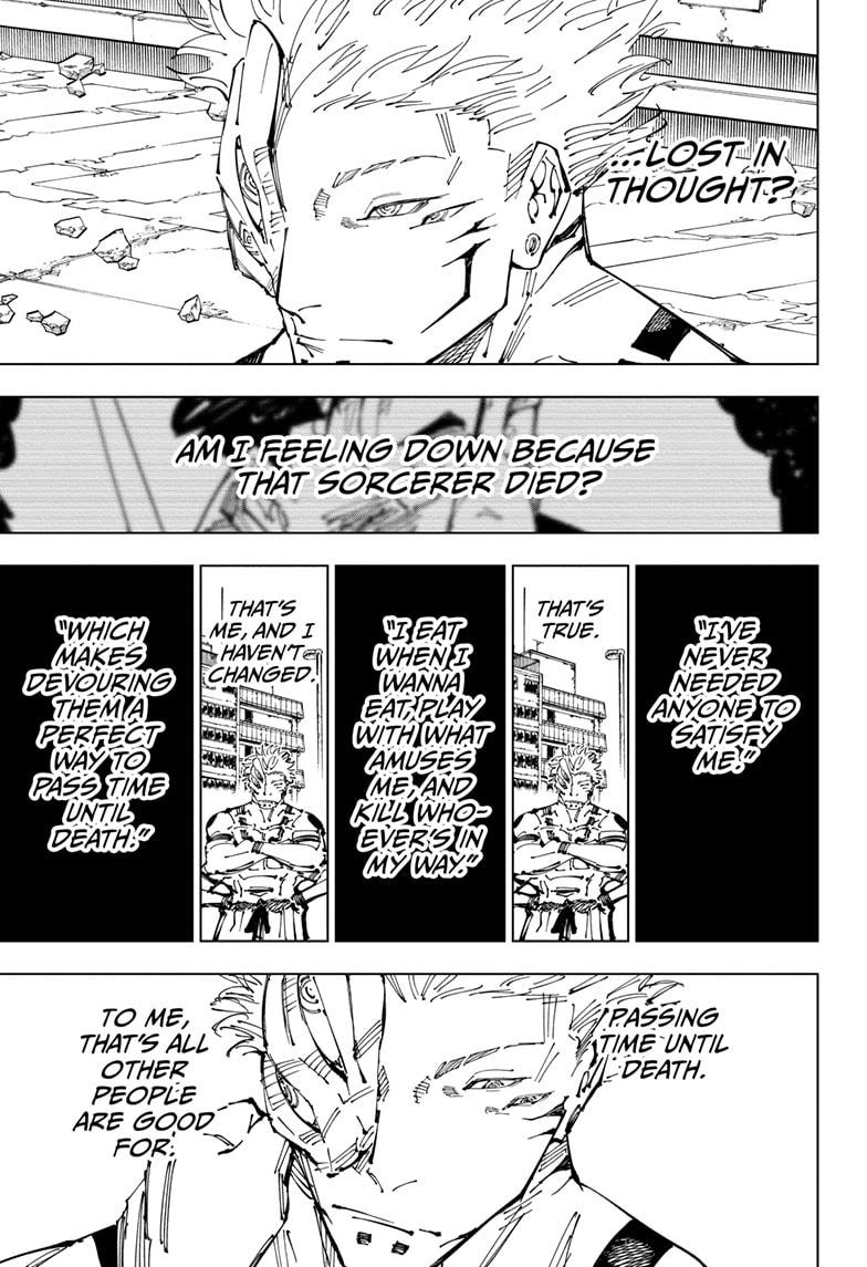 Jujutsu Kaisen Chapter 248 page 7 - Chapter 248: Inhuman Makyo Shinjuku Showdown, Part 20