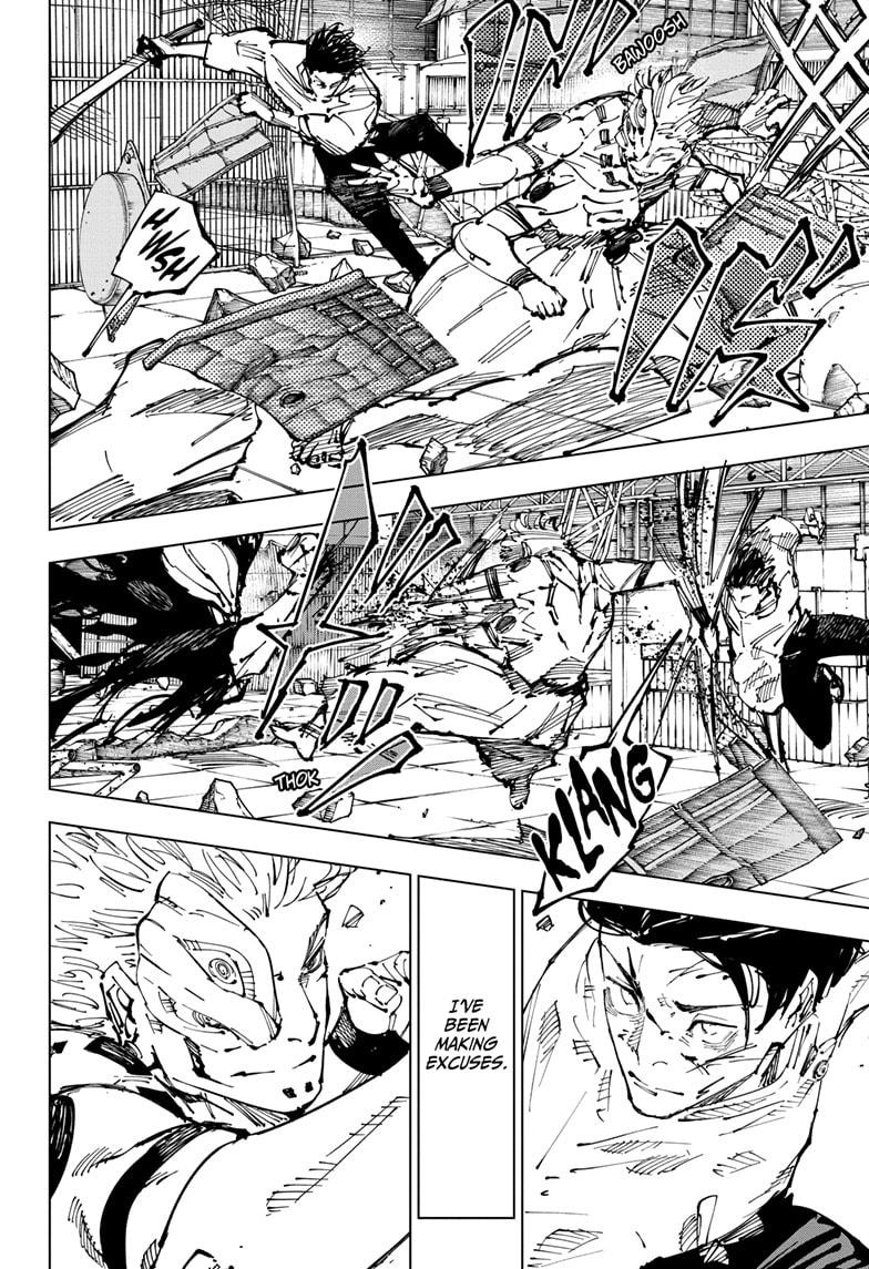 Jujutsu Kaisen Chapter 249 page 12 - Chapter 249: Inhuman Makyo Shinjuku Showdown, Part 21