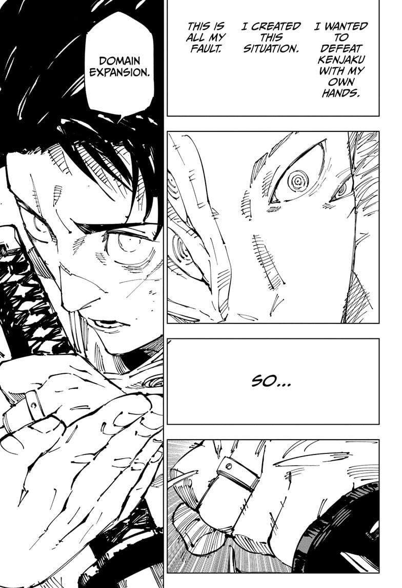 Jujutsu Kaisen Chapter 249 page 13 - Chapter 249: Inhuman Makyo Shinjuku Showdown, Part 21