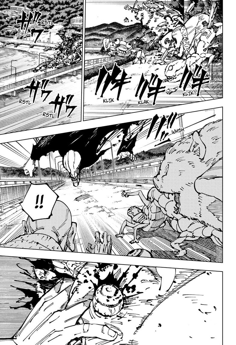 Jujutsu Kaisen Chapter 249 page 3 - Chapter 249: Inhuman Makyo Shinjuku Showdown, Part 21