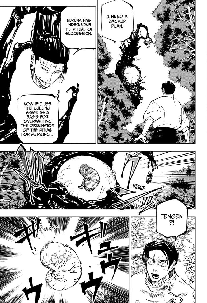 Jujutsu Kaisen Chapter 249 page 5 - Chapter 249: Inhuman Makyo Shinjuku Showdown, Part 21