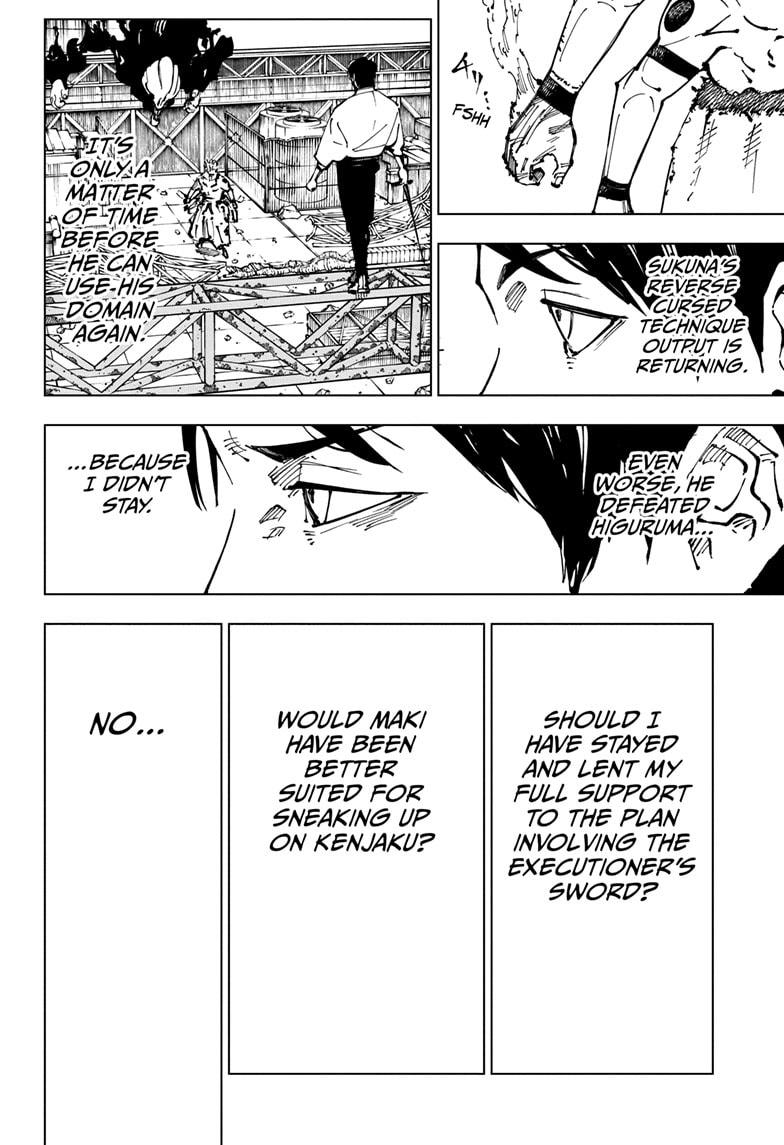 Jujutsu Kaisen Chapter 249 page 8 - Chapter 249: Inhuman Makyo Shinjuku Showdown, Part 21