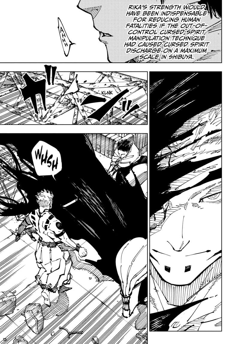 Jujutsu Kaisen Chapter 249 page 9 - Chapter 249: Inhuman Makyo Shinjuku Showdown, Part 21