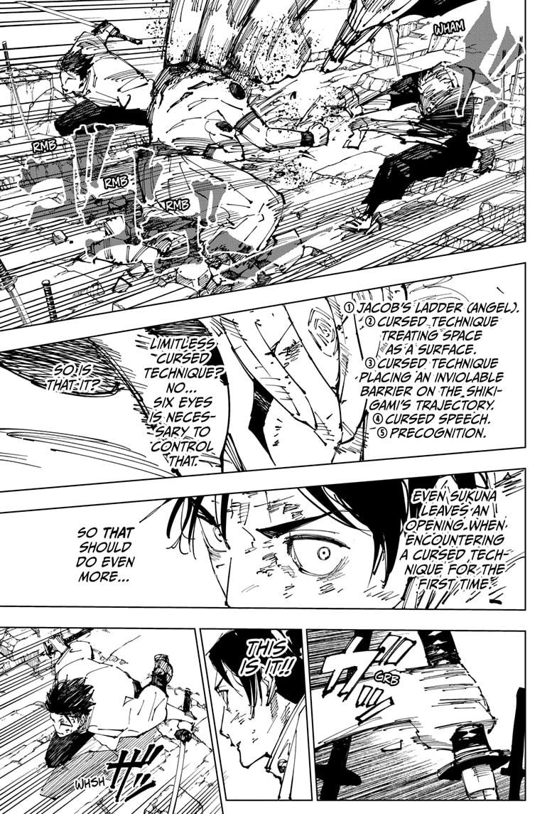 Jujutsu Kaisen Chapter 250 page 17 - Chapter 250: Inhuman Makyo Shinjuku Showdown, Part 22