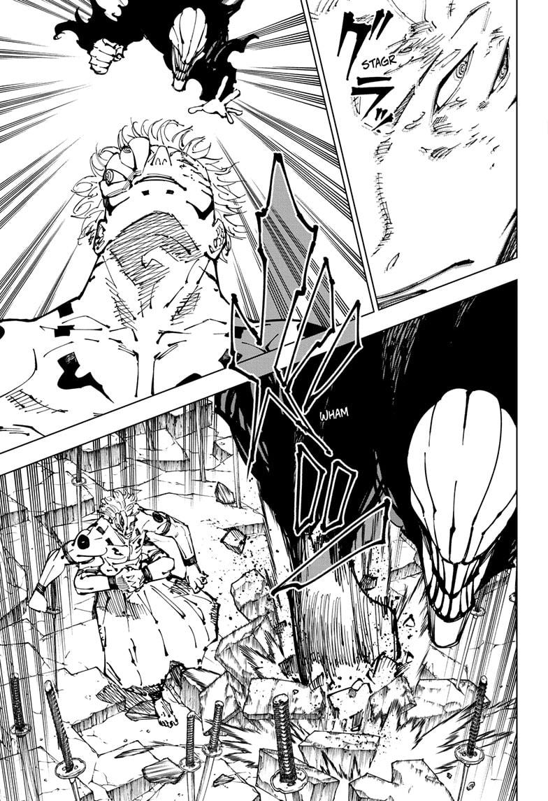 Jujutsu Kaisen Chapter 250 page 3 - Chapter 250: Inhuman Makyo Shinjuku Showdown, Part 22