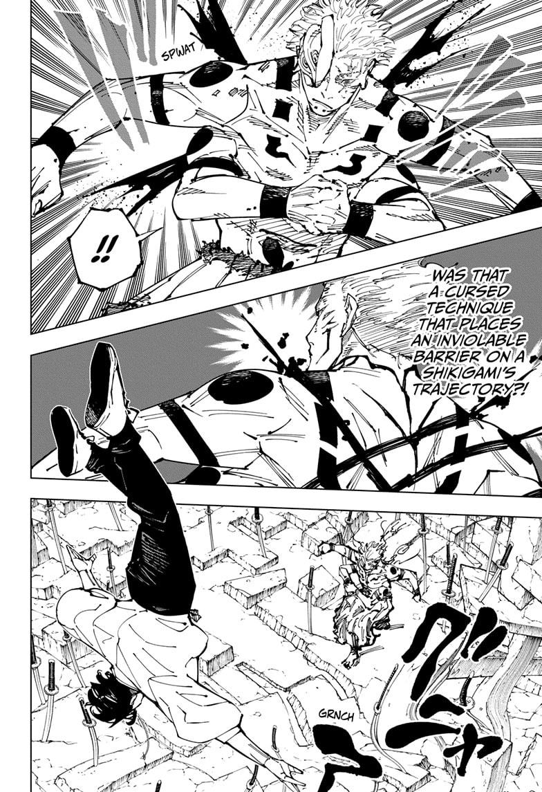 Jujutsu Kaisen Chapter 250 page 4 - Chapter 250: Inhuman Makyo Shinjuku Showdown, Part 22