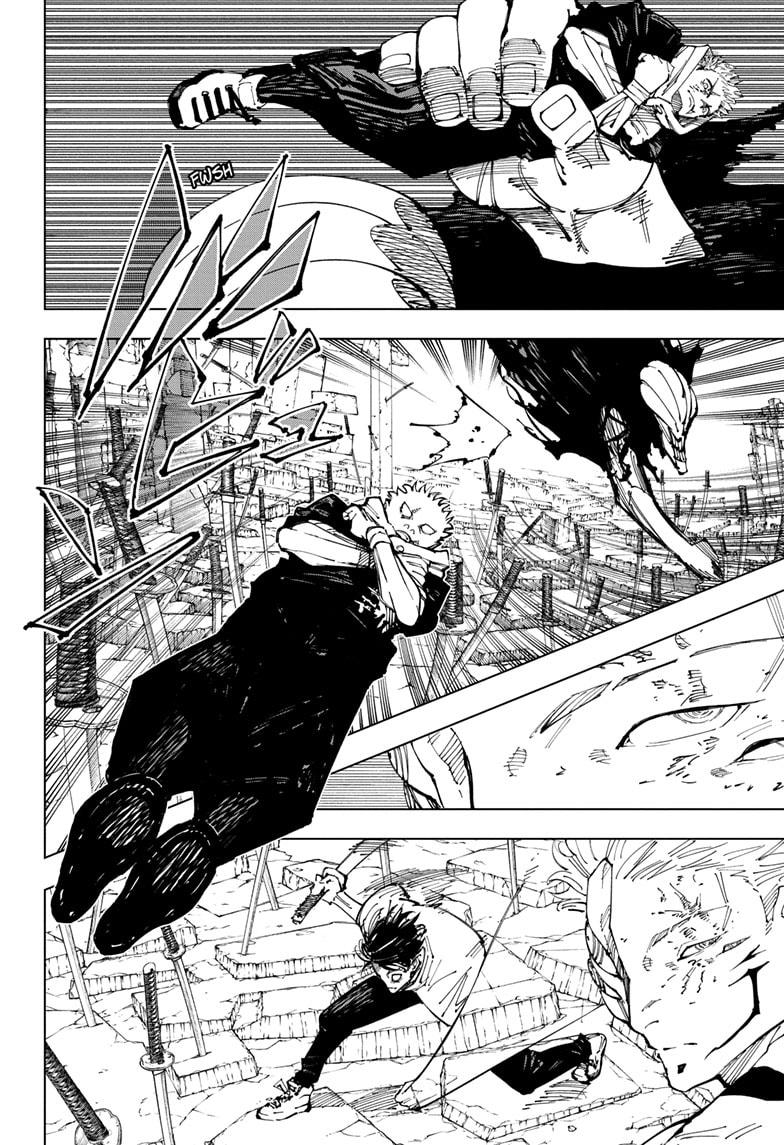 Jujutsu Kaisen Chapter 250 page 6 - Chapter 250: Inhuman Makyo Shinjuku Showdown, Part 22