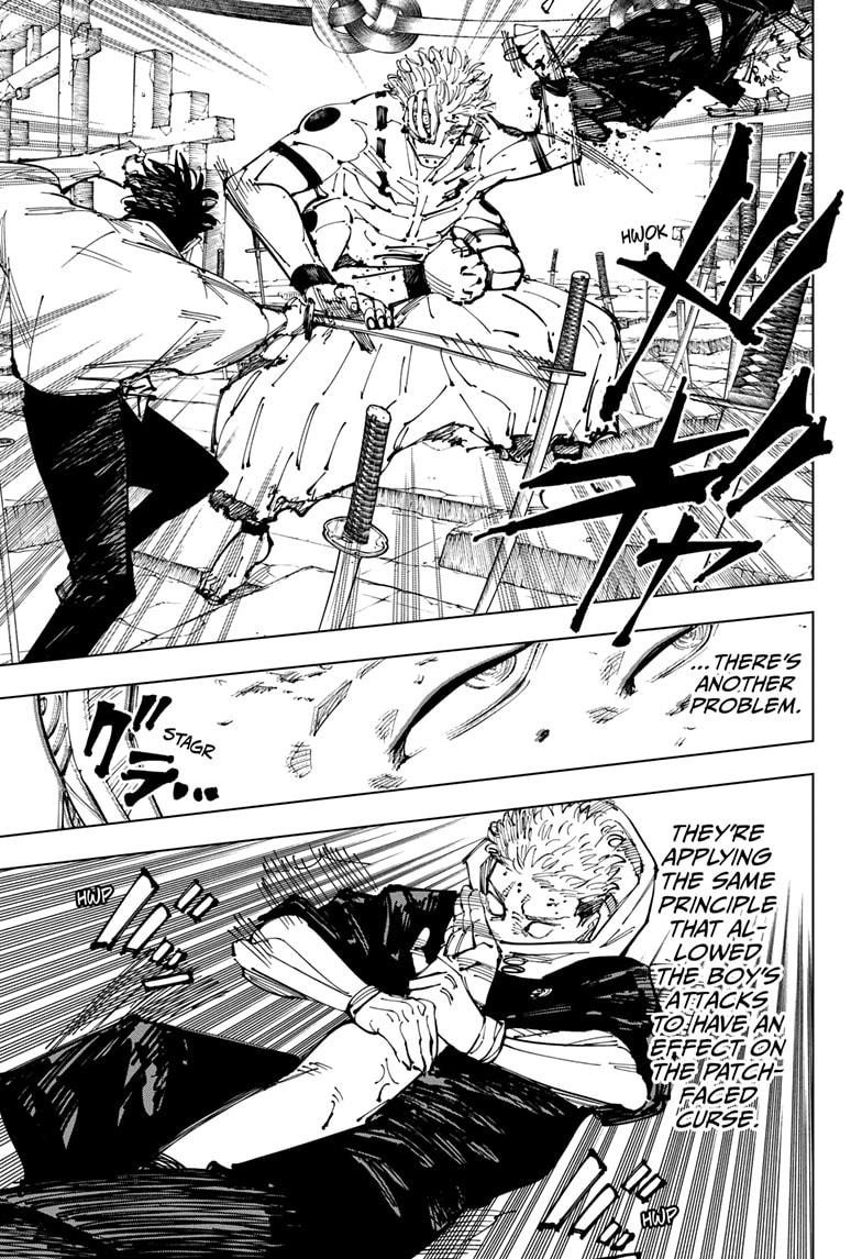 Jujutsu Kaisen Chapter 250 page 7 - Chapter 250: Inhuman Makyo Shinjuku Showdown, Part 22