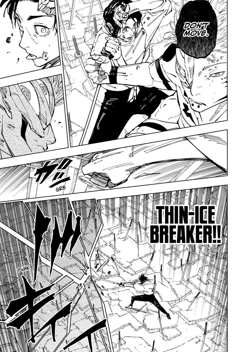 Jujutsu Kaisen Chapter 250 page 9 - Chapter 250: Inhuman Makyo Shinjuku Showdown, Part 22