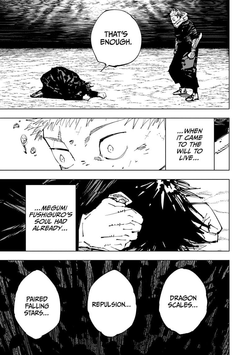 Jujutsu Kaisen Chapter 251 page 15 - Chapter 251: Inhuman Makyo Shinjuku Showdown, Part 23