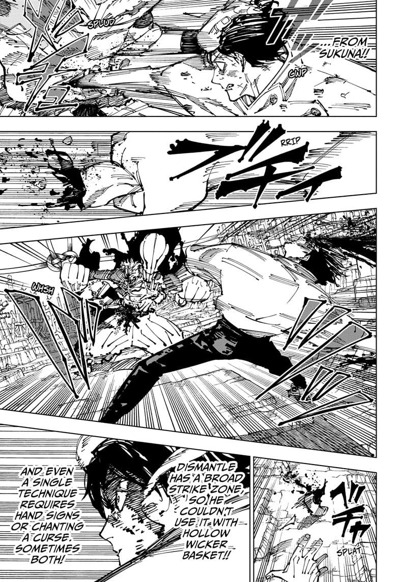 Jujutsu Kaisen Chapter 251 page 7 - Chapter 251: Inhuman Makyo Shinjuku Showdown, Part 23