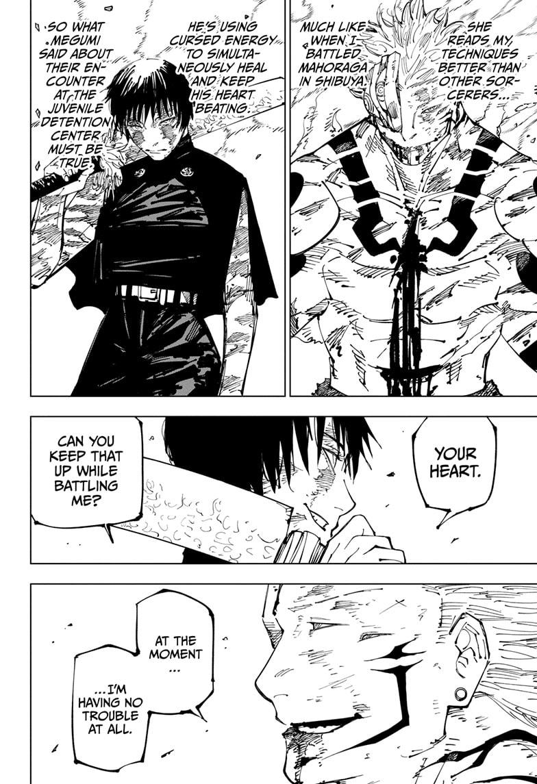 Jujutsu Kaisen Chapter 252 page 15 - Chapter 252: Inhuman Makyo Shinjuku Showdown, Part 24